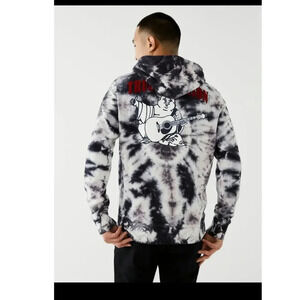 True Religion Men's Tie Dye Pullover Hoodie
